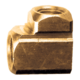 Brass Pipe - Fittings Extruded 90-Degree Elbow - 3/8 Inch Female Pipe Thread (FPT) Both Ends