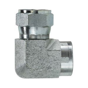 JICXFPT SWIVEL ELBOW TH1: 3/8 JIC TH2: 1/4 FPT