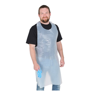 NSI ActivGARD® 28" x 46" 1 mil Polyethylene Aprons, 100/Pack, White