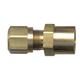 Brass DOT Air Brake Fitting - Nylon Tube Connector - 1/4 Inch Tube TO 1/4 Inch Female Pipe Thread (FPT)