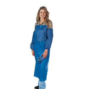 NSI ActivGARD® Raw Edge 35" x 48" Liquid Resistant Vinyl Apron 12/Pack