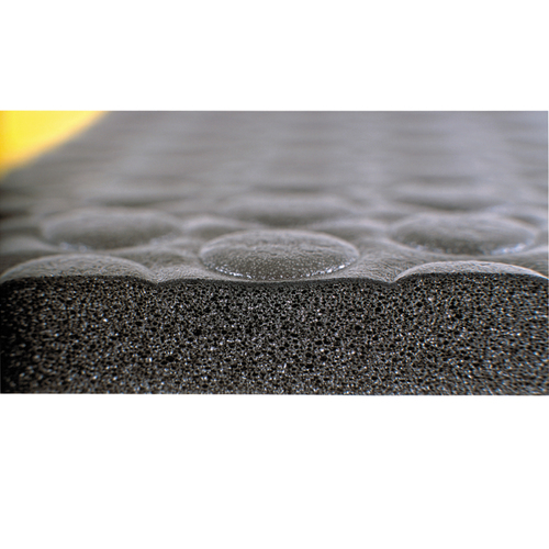 NOTRAX® 1/2 Inch Bubble Sof Tred# Anti Fatigue Floor Mat 2 Feet x 3 Feet Black