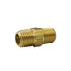 Brass Pipe - Fittings Hex Nipple Male Pipe Thread (MPT) - 1/2 Inch Pipe
