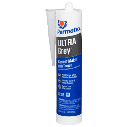 Permatex Ultra Grey Rigid High Torque RTV Silicone Gasket Maker 13 oz.