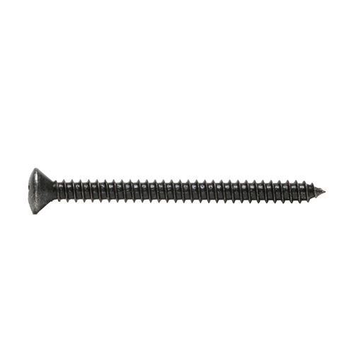 Phillips Oval Head Self-Tapping Screw Black 4X1/2