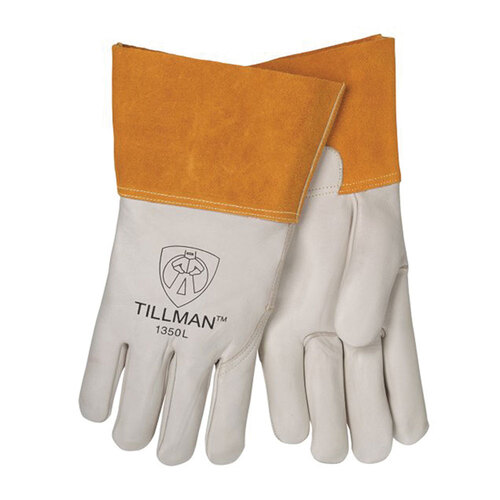 Tillman Heavy-Duty Pearl Top Grain Cowhide Unlined Welding Gloves -Xsmall