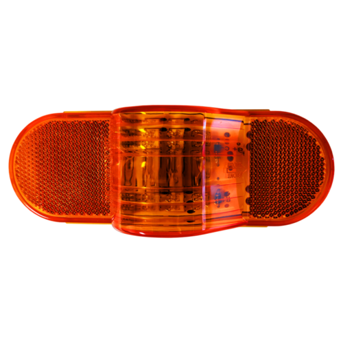Amber Mid Turn Reflector/Clearance Marker 9 LED 6 1/2X 2 1/2