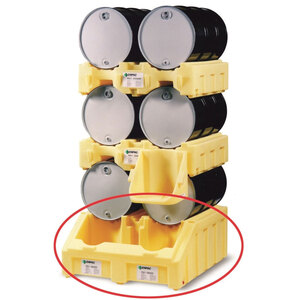 Enpac Poly-Racker Double 55 gal. Drum Dispensing Spill Containment BaseUnit