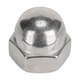 Hex Domed Cap Nut (Acorn Nut) - Metric - DIN1587 - A4 M3-.50 - 316 Stainless Steel