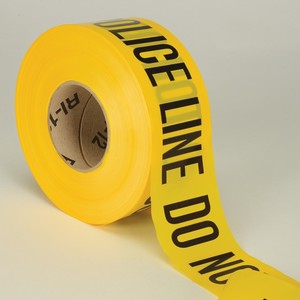 3 Mil Yellow Barrier Tape 3 Inches x 1,000 Feet Police Line Do Not Cross