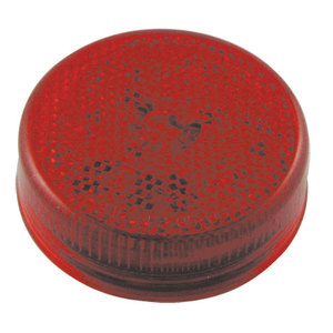 Red Clearance/Reflective Marker Round 4 LEDS 2 1/2"X 3/4"