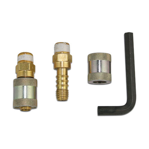 Air Brake Hose Mender - 3/8 Inch Hose x 1/2 Inch Male Pipe Thread (MPT) - 2 Pack