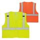 NSI Ultrabrite Workwear Deluxe Class 2 Breakaway Safety Vest - Hi-VisLime - XS/Small