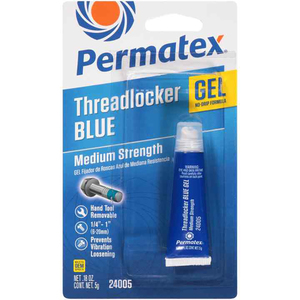 Permatex Medium Strength Threadlocker Blue Gel, 5G
