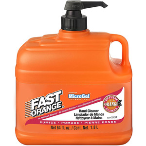 Permatex Fast Orange Fine Pumice Lotion Hand Cleaner, 1/2 gallon withpump