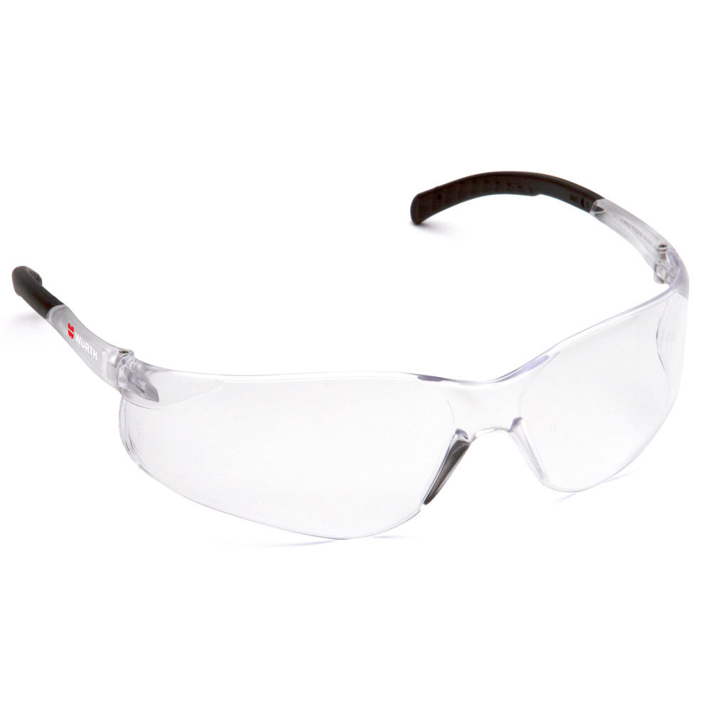 Fission Safety Glasses With Black Temple Clear, Anti-Fog Lens
