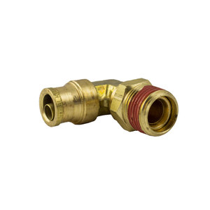 Brass Push-To-Connect - DOT Air Brake - Nylon Tubing 45-Degree Swivel - 3/8 Inch Tube x 1/4 Inch Mal
