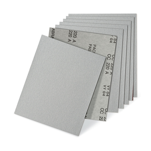 SC Silicone Carbide Stearated Sanding Sheets - 9 Inch x 11 Inch - A Weight-Closed Coat - 80 Grit