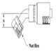 1/4 H G-1/4-19 BSPP 60CONE FE SWV 45 BND