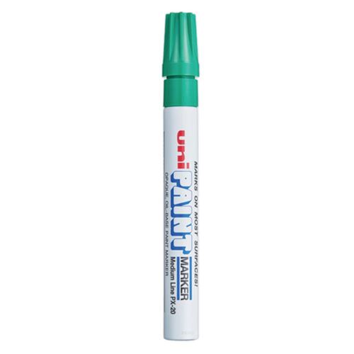 Permanent Marker Med Bullet Tip Green