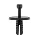 Radiator Cover Sound Insulation Trunk TrimPush Type Retainer Black Nylon BMW