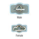 OptiClear Crimp/Seal Male Slip-On Connector 12-10 AWG