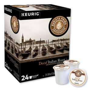 Barista Prima Decaf Italian Roast Coffee K-Cups, 24/Box