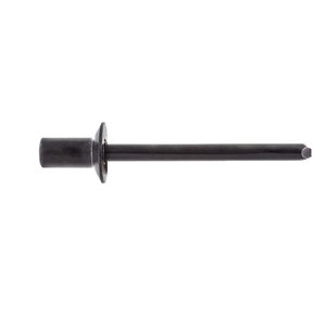 Cab and Exterior Trim Countersunk Closed End Specialty Rivet 4.8mm (3/16 Inch) Diameter Flange DiameRange: 1.6mm - 3.18mm (.063 Inch - .125 Inch) Black Aluminum Rivet and Mandrel Ford F-150 2015 - On