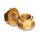 Copper Hex Nut Slotted M10-1.25xM14