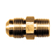 Brass SAE - 45-Degree Flare Union Coupling -Tube to Male Pipe - 5/8 Inch Tube x 3/8 Inch Male Pipe Thread (MPT)