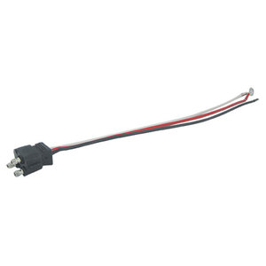 Right Angle 9" 16 Ga Lead Double Contact Piglet with 1 Ring Terminal