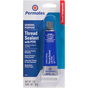 Permatex Pipe Thread Sealant with PFTE, 1oz