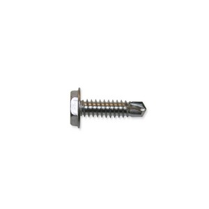 Stainless Steel 410 Self-Drilling Screw with Hex Washer Head 8-18 X 3/4