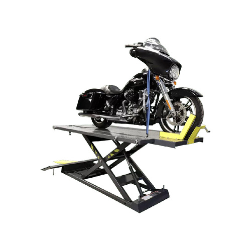 RML-1500XL / 1,500lb Capacity / Motorcycle Lift Platform with FrontWheel Vise / Deluxe Extended