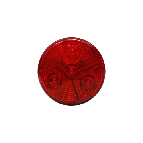 Red Clearance Marker Round 4 LEDS 2 1/2