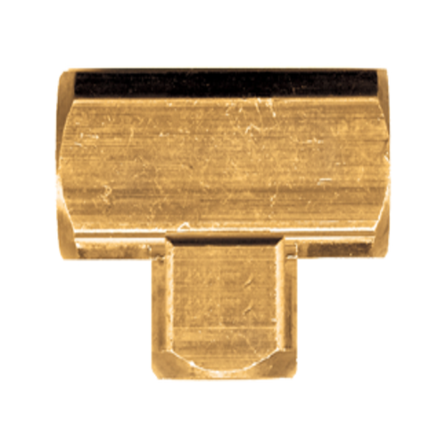 Brass Pipe - Fittings Extruded Tee - 1/2 Inch Female Pipe Thread (FPT) All Ends