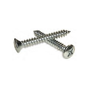 Oval Countersunk Phillips Self-Tapping Screw Zinc 6X1/2