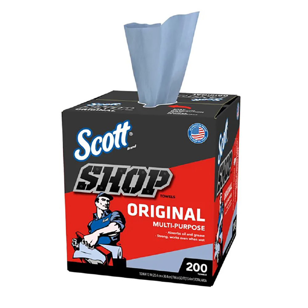 Scott® Shop Towels Pop-Up Box 200/Box