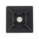Self-Adhesive Cable Tie Mounting Pads- Black (1