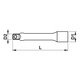 ZEBRA 1/4 Inch Extension - 250mm Long