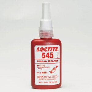 Loctite® 545 Hydraulic/Pneumatic Thread Sealant ® 50 ml Bottle