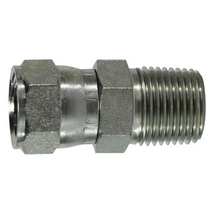 JIC SWIV X MPT ADAPTER TH1: 1/8 JIC TH2: 1/4 MPT