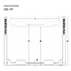 HD-7P / 7,000lb Capacity 4 Post ANrrow Width Car Lift / High Rise