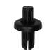 Black Nylon Front Rear Bumper Push Type Retainer