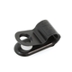 3/16 Nylon Cable Clamp, 3/8 Wide, Black