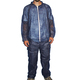 Malt Industries PolyLite® Blue Open Wrists & Ankles PolypropyleneStandard Disposable Coveralls 25/Case - Blue - 2XLarge