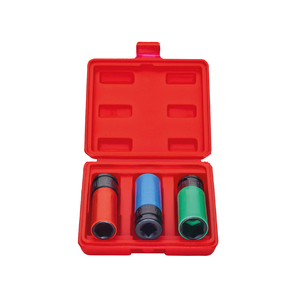 Power Socket Set - 1/2 Inch - 3 Pieces - 17mm, 19mm, 21mm
