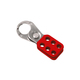 Zing Vinyl-Coated Steel Safety Lockout Hasp  Red, 1