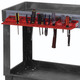 Quantum# Storage Systems Plastic Mobile Cart Tool Rack