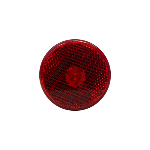 Red Clearance/Reflective Marker Round 4 LEDS 2 1/2